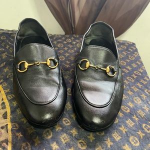 GUCCI Leather Convertible Horsebit Women's loafers